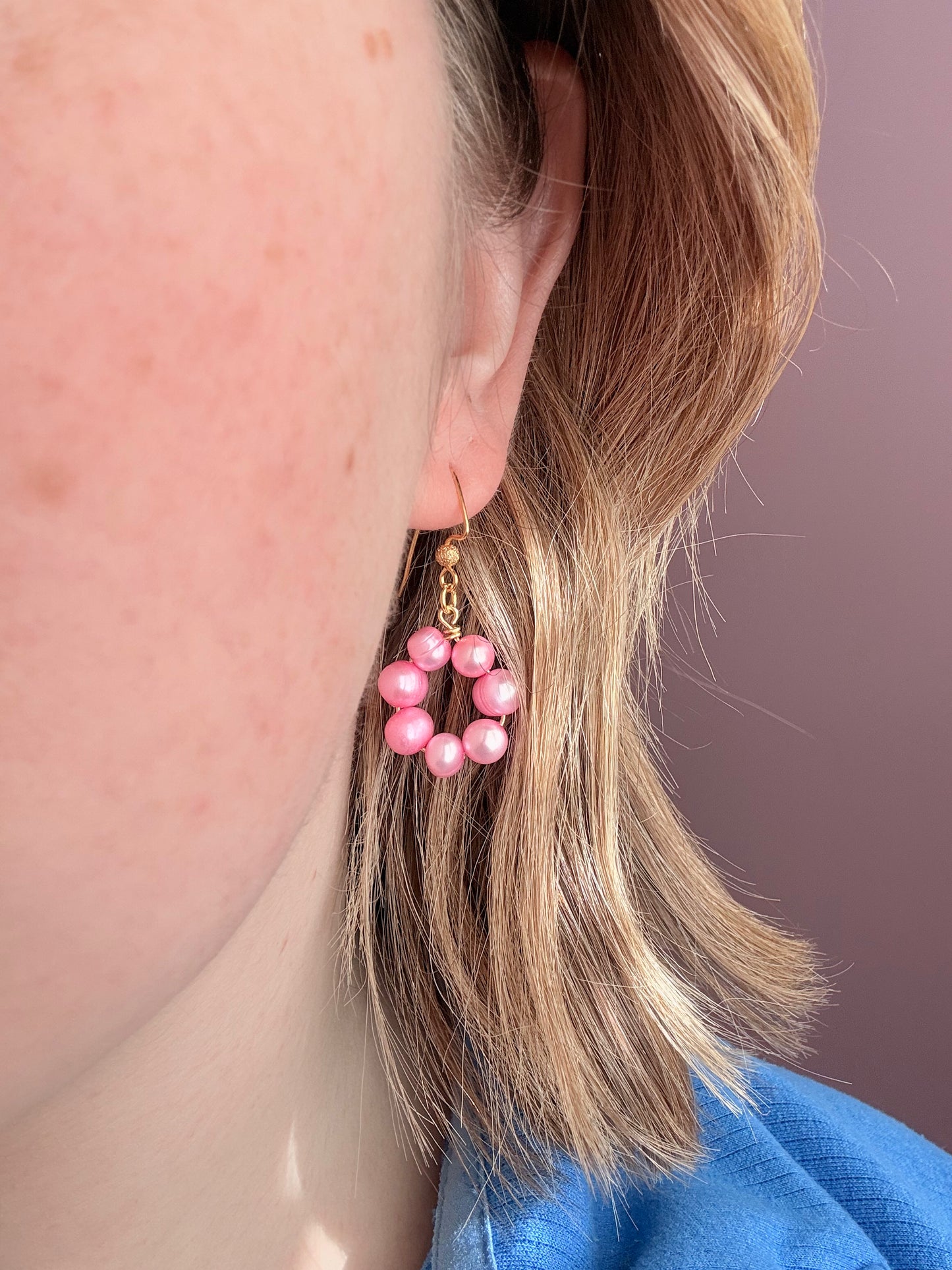 Powder Pink Earrings