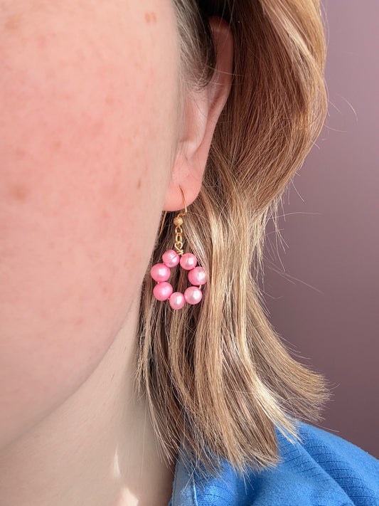 Powder Pink Earrings