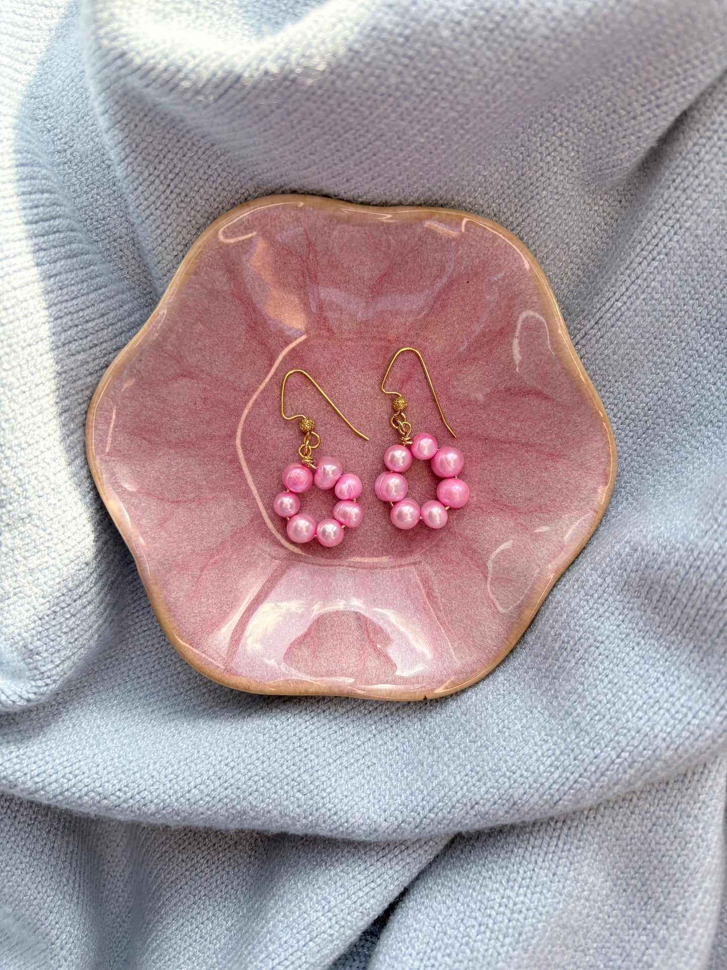 Powder Pink Earrings