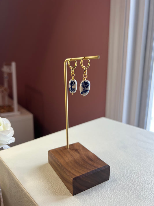 Painted Petal Earrings